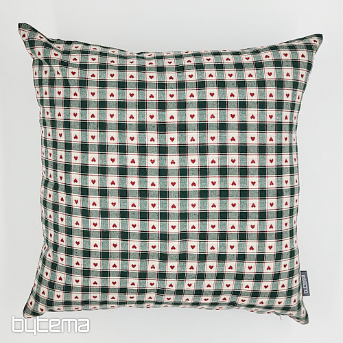 Decorative pillowcase MAXI CORET green