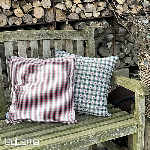 Decorative pillowcase MAXI CORET green