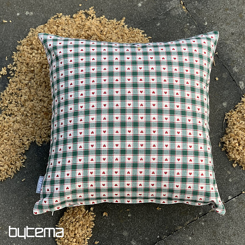 Decorative pillowcase MAXI CORET green