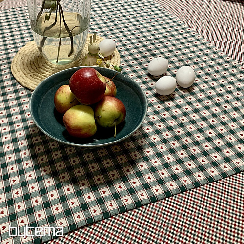 Tablecloth and scarf MAXI CORET green