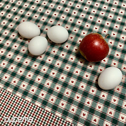 Tablecloth and scarf MAXI CORET green