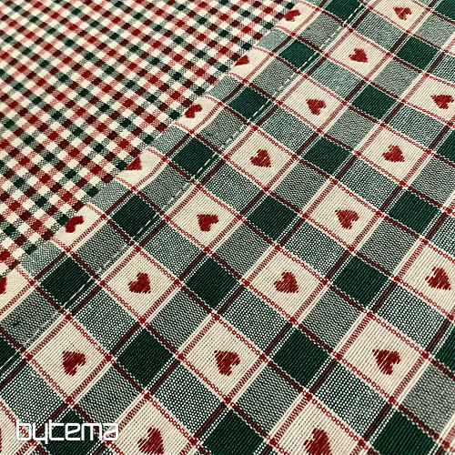 Tablecloth and scarf MAXI CORET green