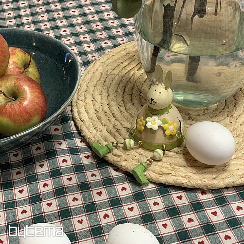 Tablecloth and scarf MAXI CORET green