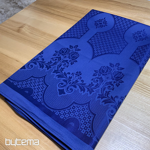 Tablecloth DAMASK dark blue 140 x 220