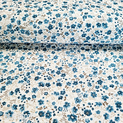 Decorative fabric CIRI petrol