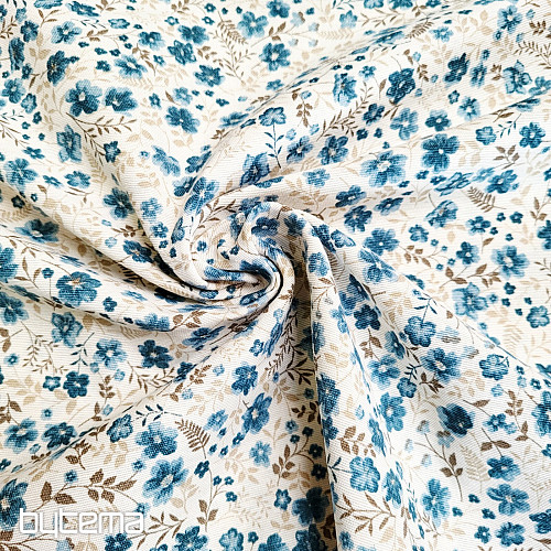 Decorative fabric CIRI petrol