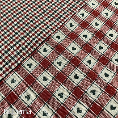 Tablecloth and scarf MAXI CORET red