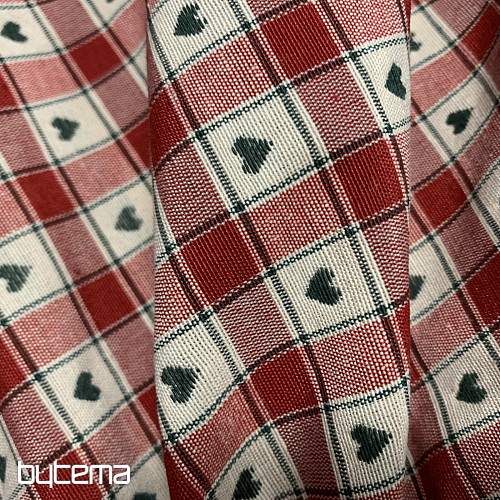 Tablecloth and scarf MAXI CORET red