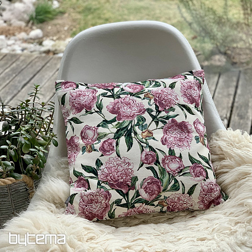 Tapestry pillowcase PEONIES
