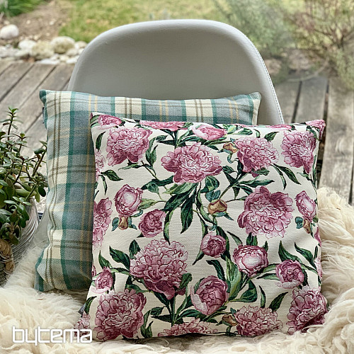Tapestry pillowcase PEONIES