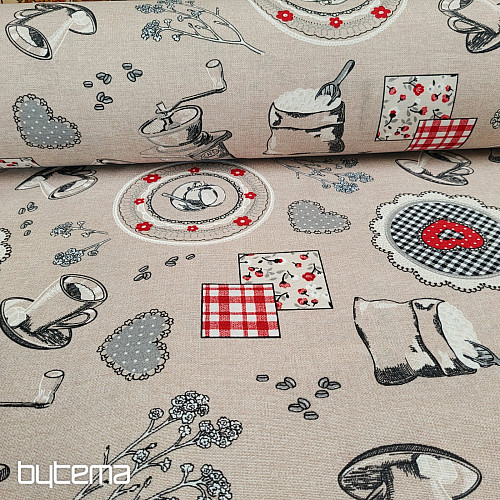 Decorative fabric COFFEE SCENT