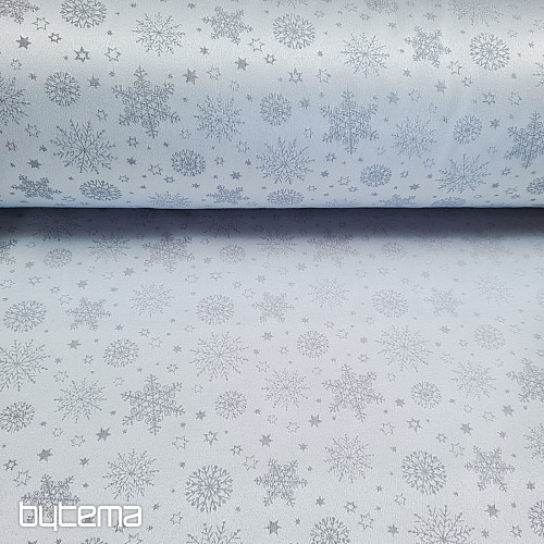 Decorative plain fabric FLAKES MIX GREY