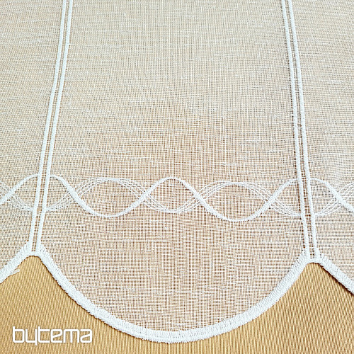 Curtain for stained glass GERSTER 11883 white