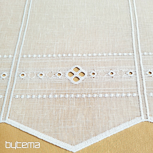 Curtain for stained glass GERSTER 11884 white