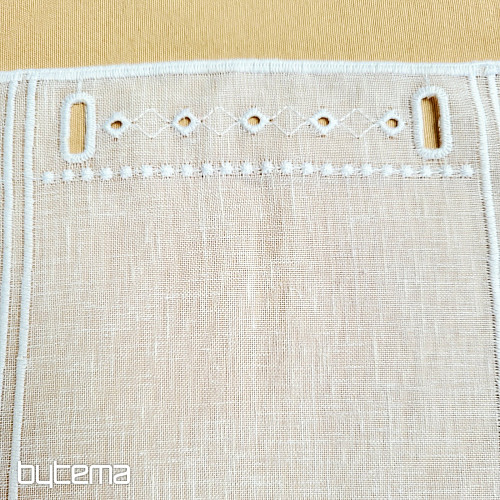 Curtain for stained glass GERSTER 11884 white