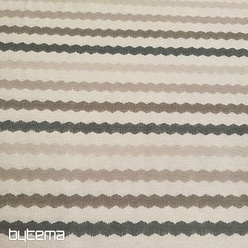 Decorative fabric WAVY BEIGE