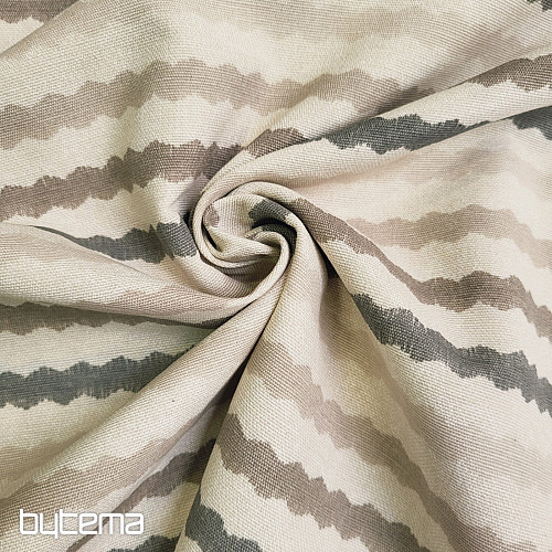 Decorative fabric WAVY BEIGE