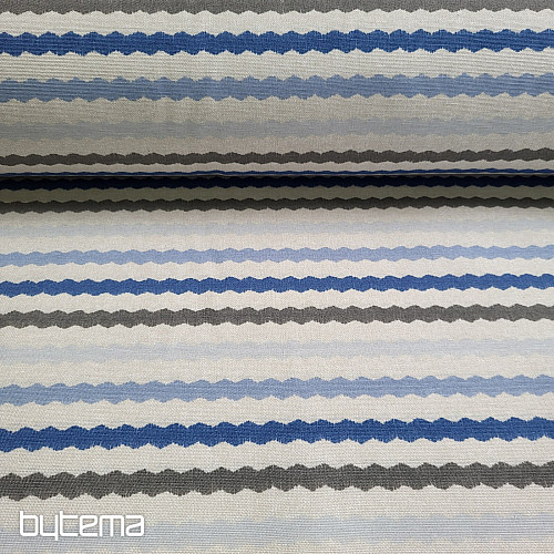 Decorative fabric WAVES BLUE
