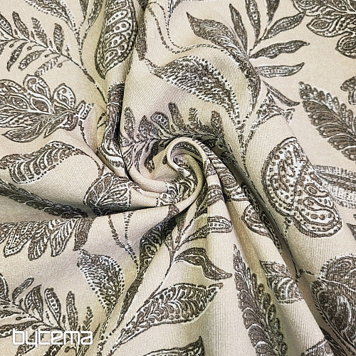 Decorative fabric BETINA brown