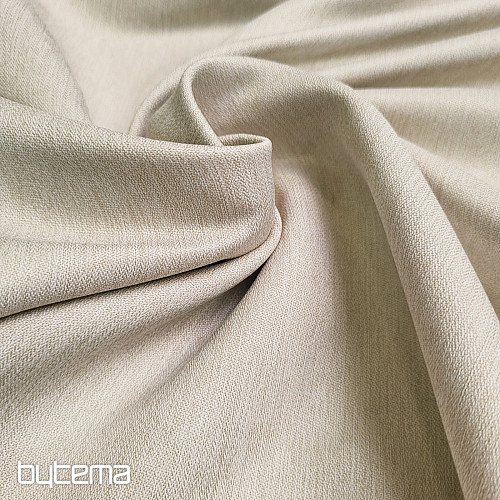 Luxurious monochrome designer decorative fabric GERSTER 7032/0870 BEIGE