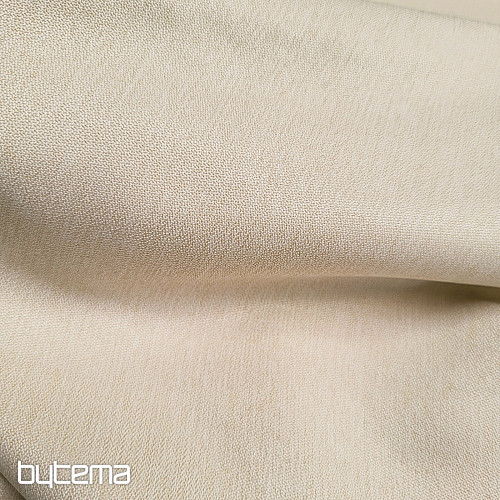 Luxurious monochrome designer decorative fabric GERSTER 7032/0023 BEIGE