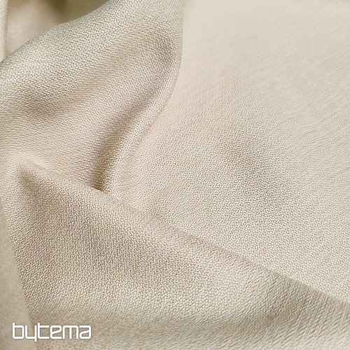 Luxurious monochrome designer decorative fabric GERSTER 7032/0023 BEIGE