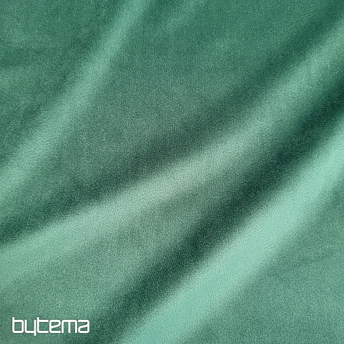 Luxurious monochrome designer decorative fabric GERSTER 77042/0500 GREEN