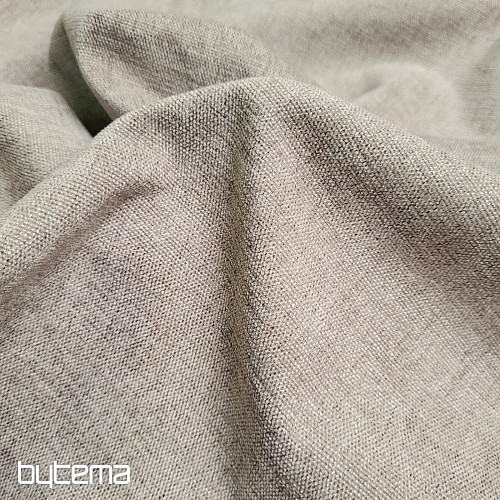 Luxurious monochrome designer decorative fabric GERSTER 77054/0040 LIGHT GREY