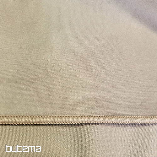 Luxurious monochrome designer decorative fabric GERSTER 77042/0023 light beige