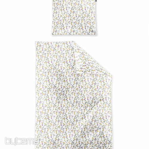 IRISETTE luxury soft crepe EASY 8665-40 Yellow flowers