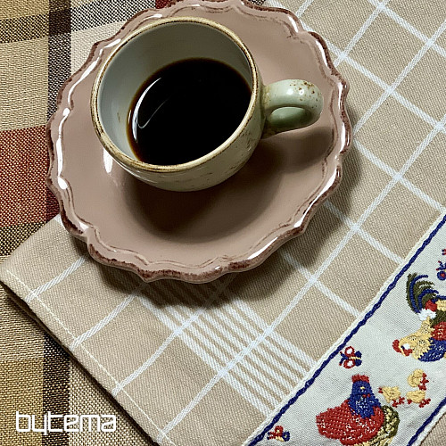 Tablecloth and scarf ATILA RED