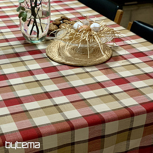 Tablecloth and scarf ATILA RED