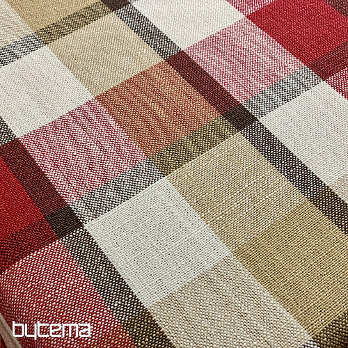 Tablecloth and scarf ATILA RED