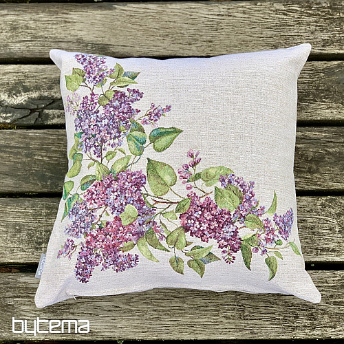 Tapestry pillowcase LILAC left