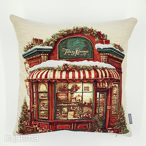 Christmas decorative cover CHRISTMAS SHOP