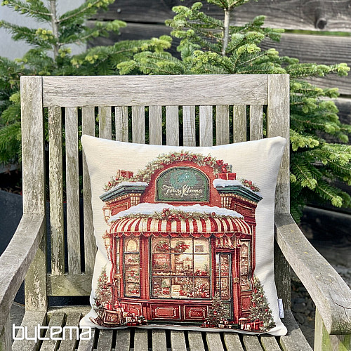 Christmas decorative cover CHRISTMAS SHOP