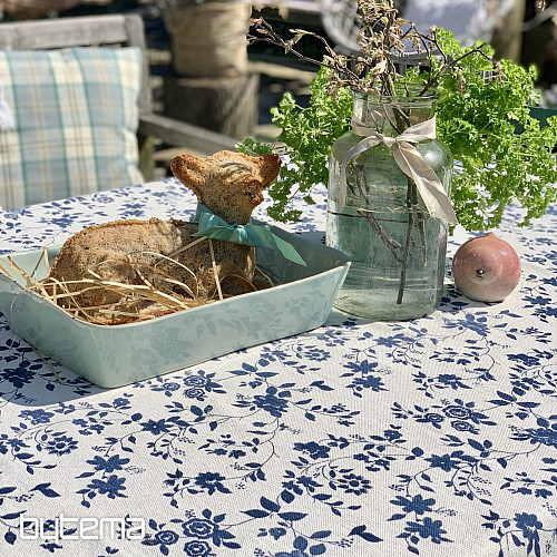 Tablecloth Blue Romance