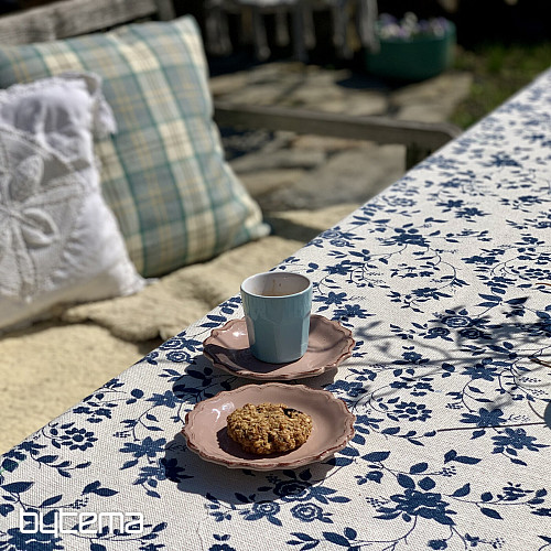 Tablecloth Blue Romance