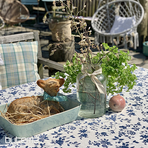 Tablecloth Blue Romance