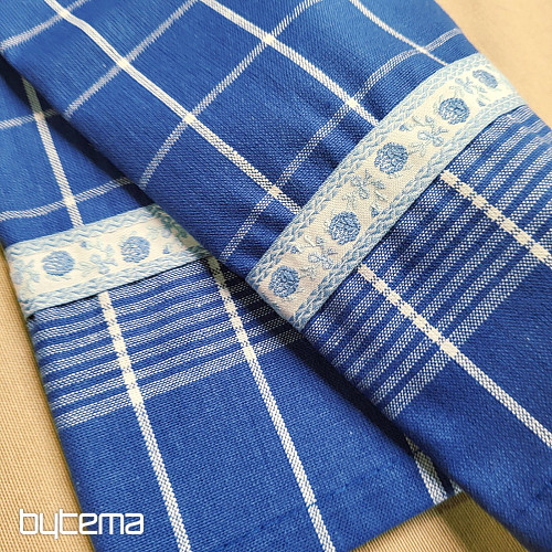 GRANDMAS BLUE WITH FLOWERS tea towels