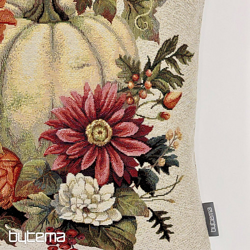 Tapestry pillowcase PUMPKIN WHITE