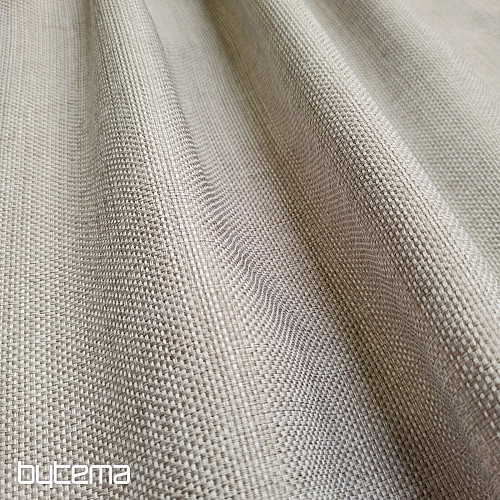 Ready-made decorative curtain GERSTER DIM OUT 77005/840 GREY BEIGE