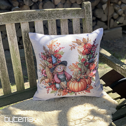 Tapestry pillowcase PUMPKIN AND BUG