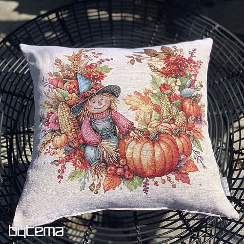 Tapestry pillowcase PUMPKIN AND BUG