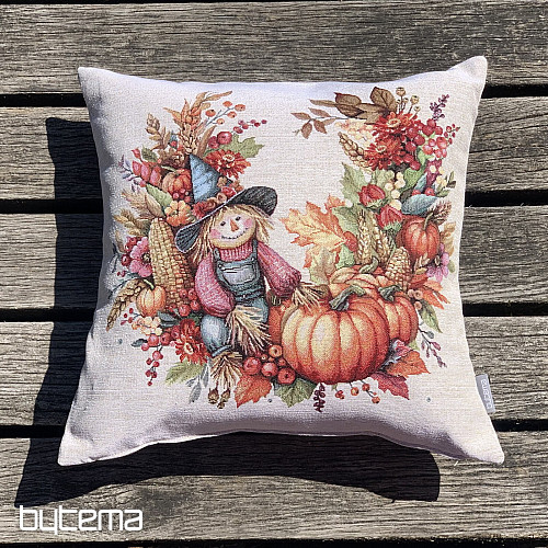Tapestry pillowcase PUMPKIN AND BUG