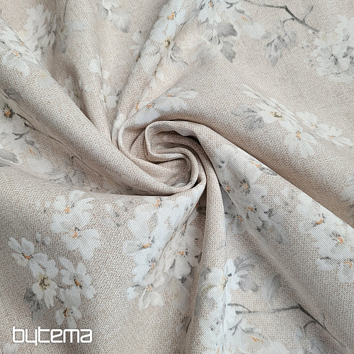 Decorative fabric ALMOND gray