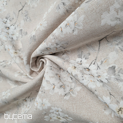 Decorative fabric ALMOND gray