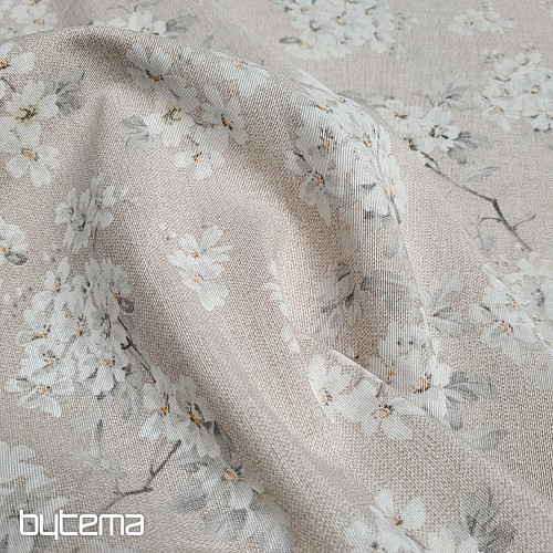 Decorative fabric ALMOND gray