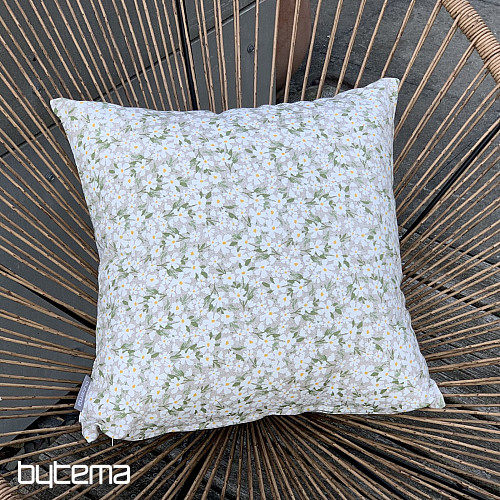 Decorative fabric WHITE FLOWERS