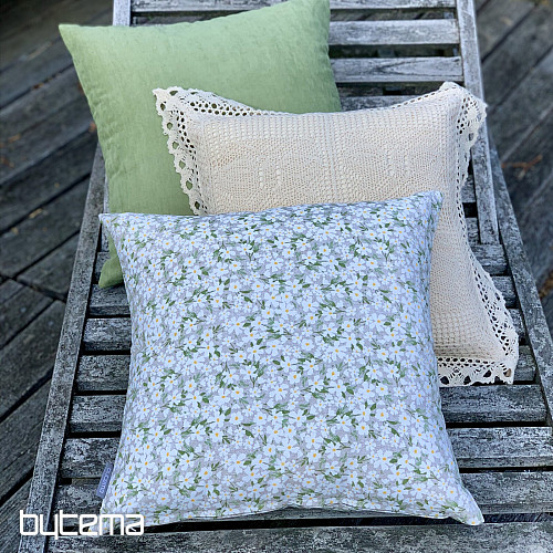 Decorative fabric WHITE FLOWERS